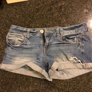 Denim shorts
